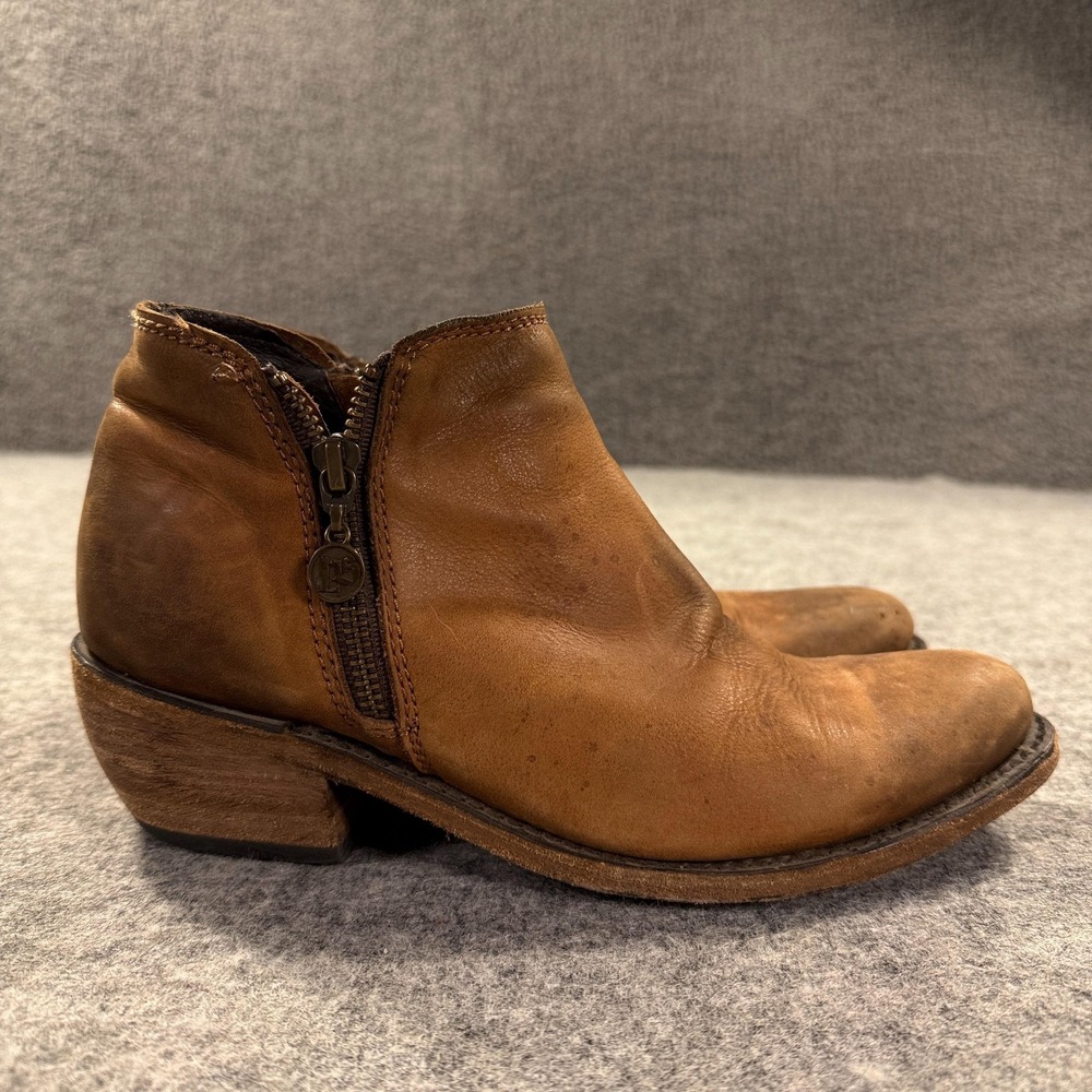 LIBERTY Black Tan Leather Ankle Booties